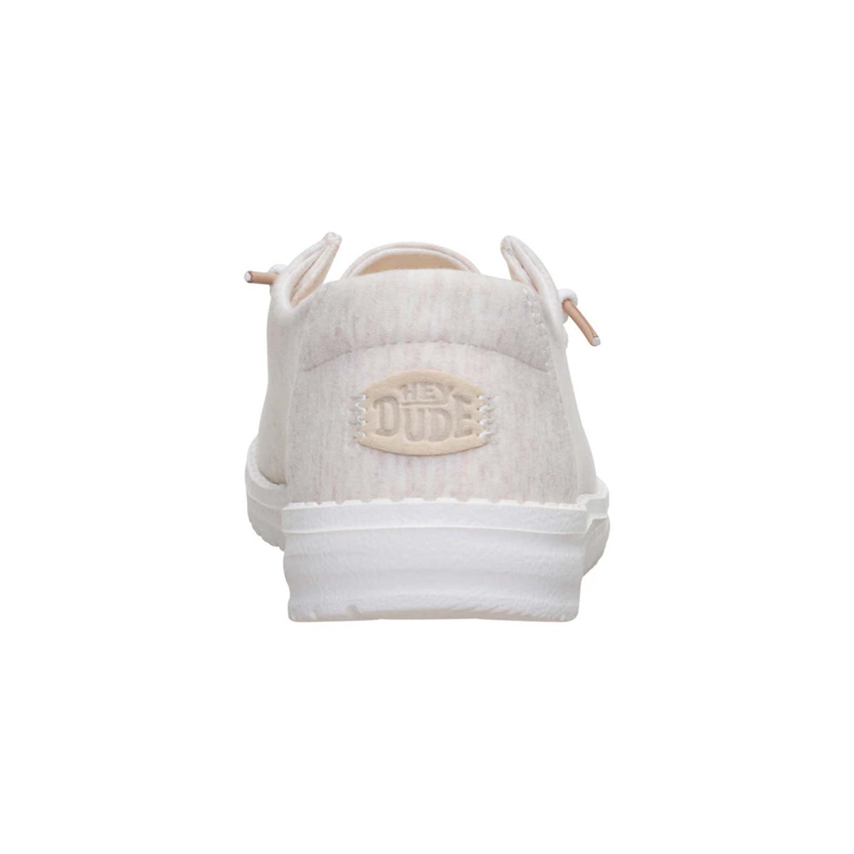 HEYDUDE Women's Wendy Stretch Jersey Shoes in Oatmeal