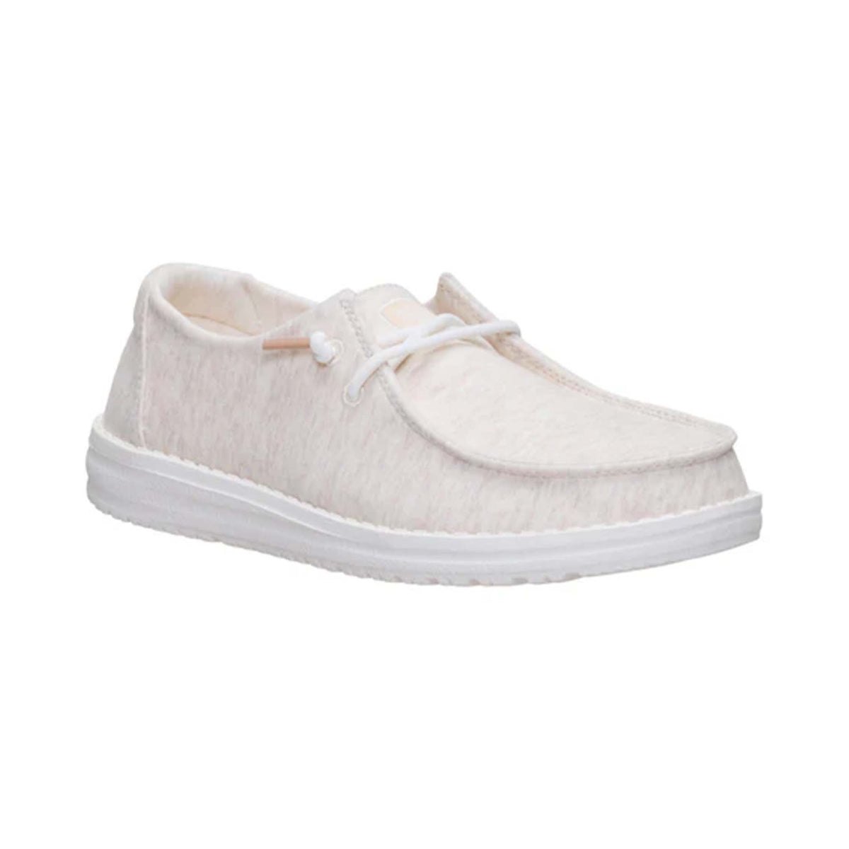 HEYDUDE Women's Wendy Stretch Jersey Shoes in Oatmeal