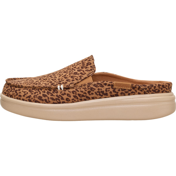 Women's Aspen Slip-on Shoes in Tan Leopard