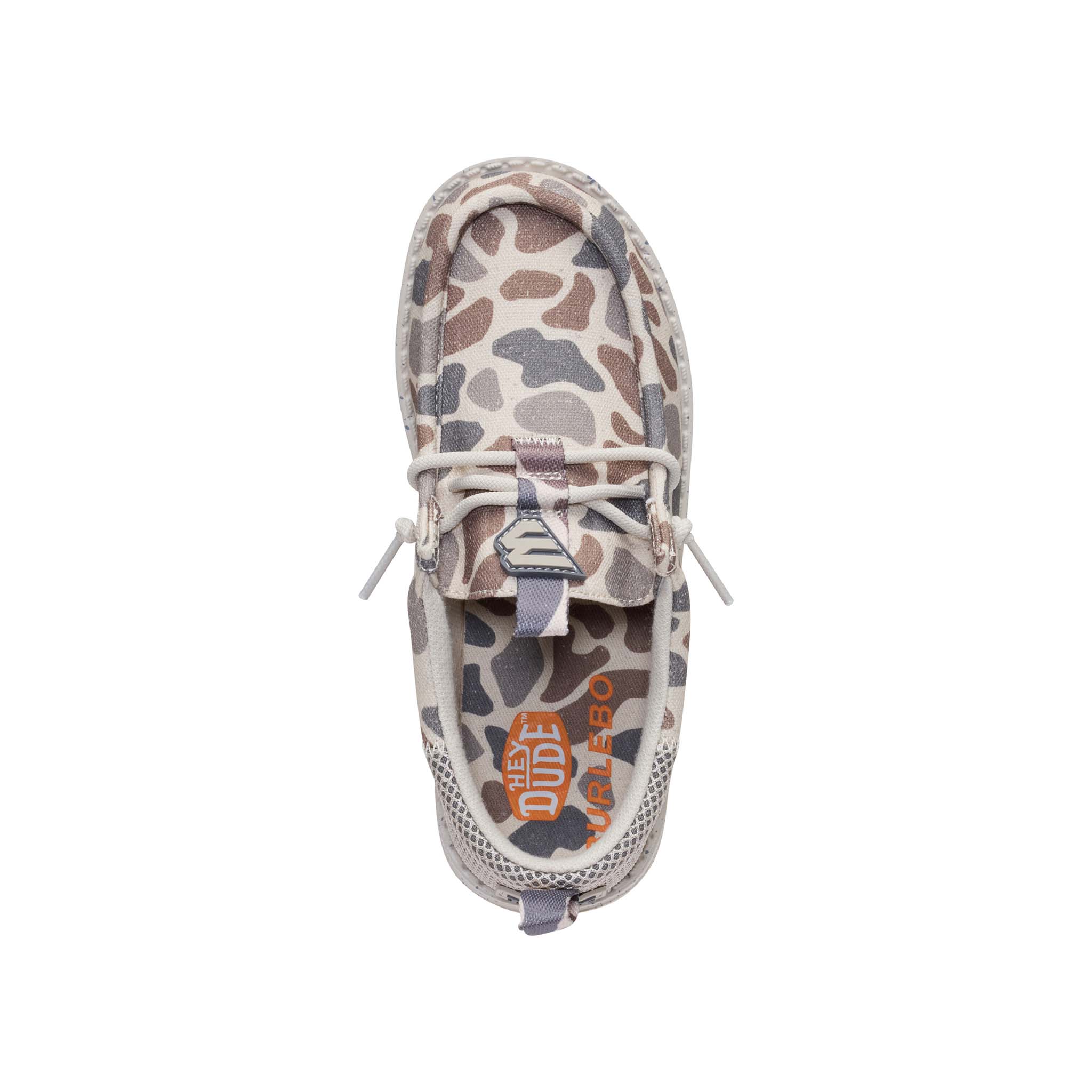 HEYDUDE x Burlebo Youth Wally Funk in Deer Camo | Palmetto Moon