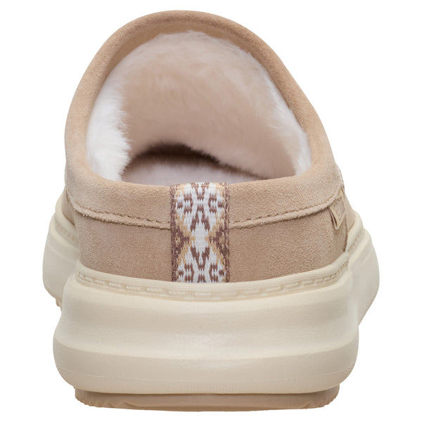 Remi Toastee Clog Suede Shoes in Sesame