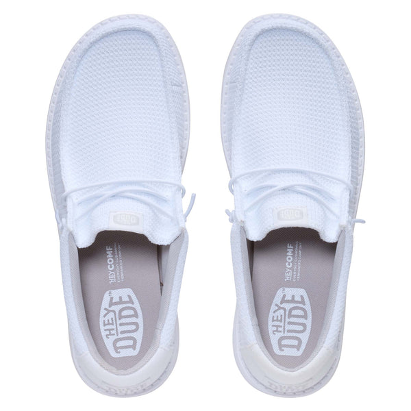 Men's Wally Stretch Jersey Shoes in White
