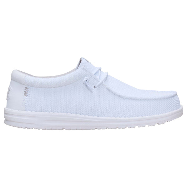 Men's Wally Stretch Jersey Shoes in White