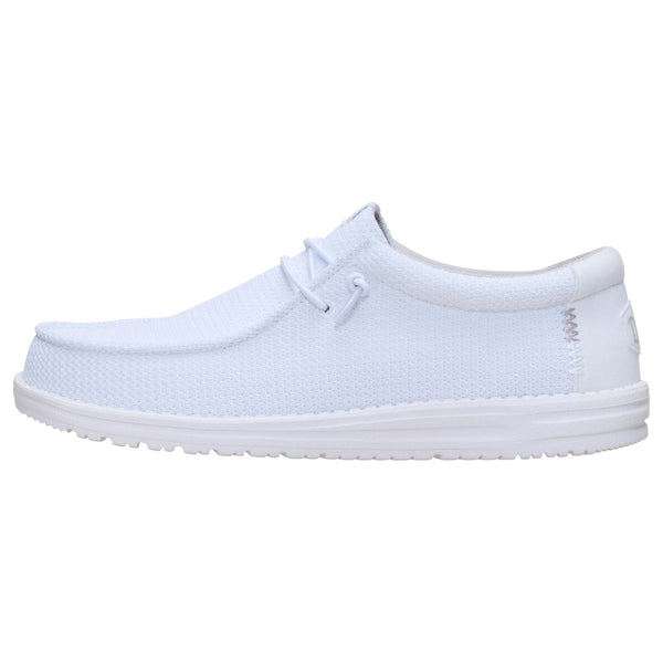 Men's Wally Stretch Jersey Shoes in White