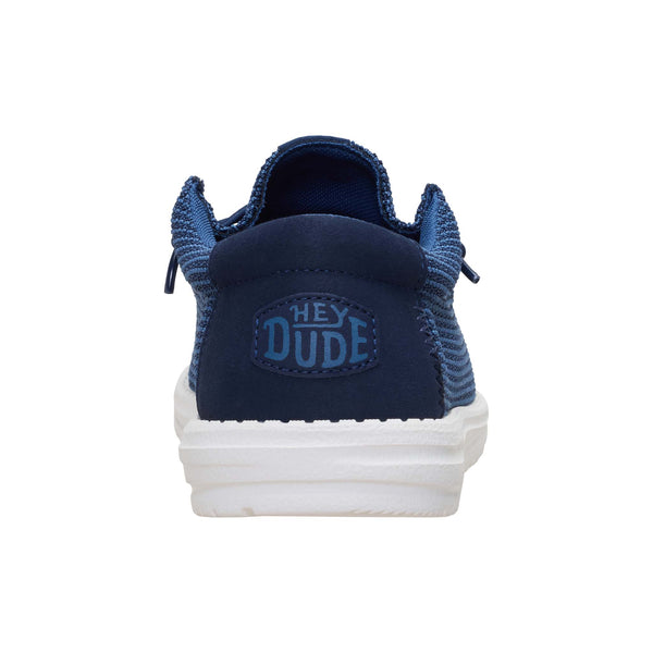 Men's Wally Stretch Jersey Shoes in Navy