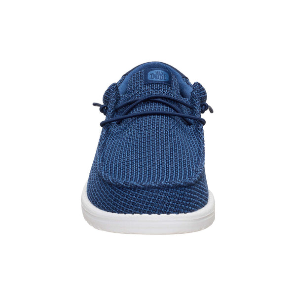Men's Wally Stretch Jersey Shoes in Navy