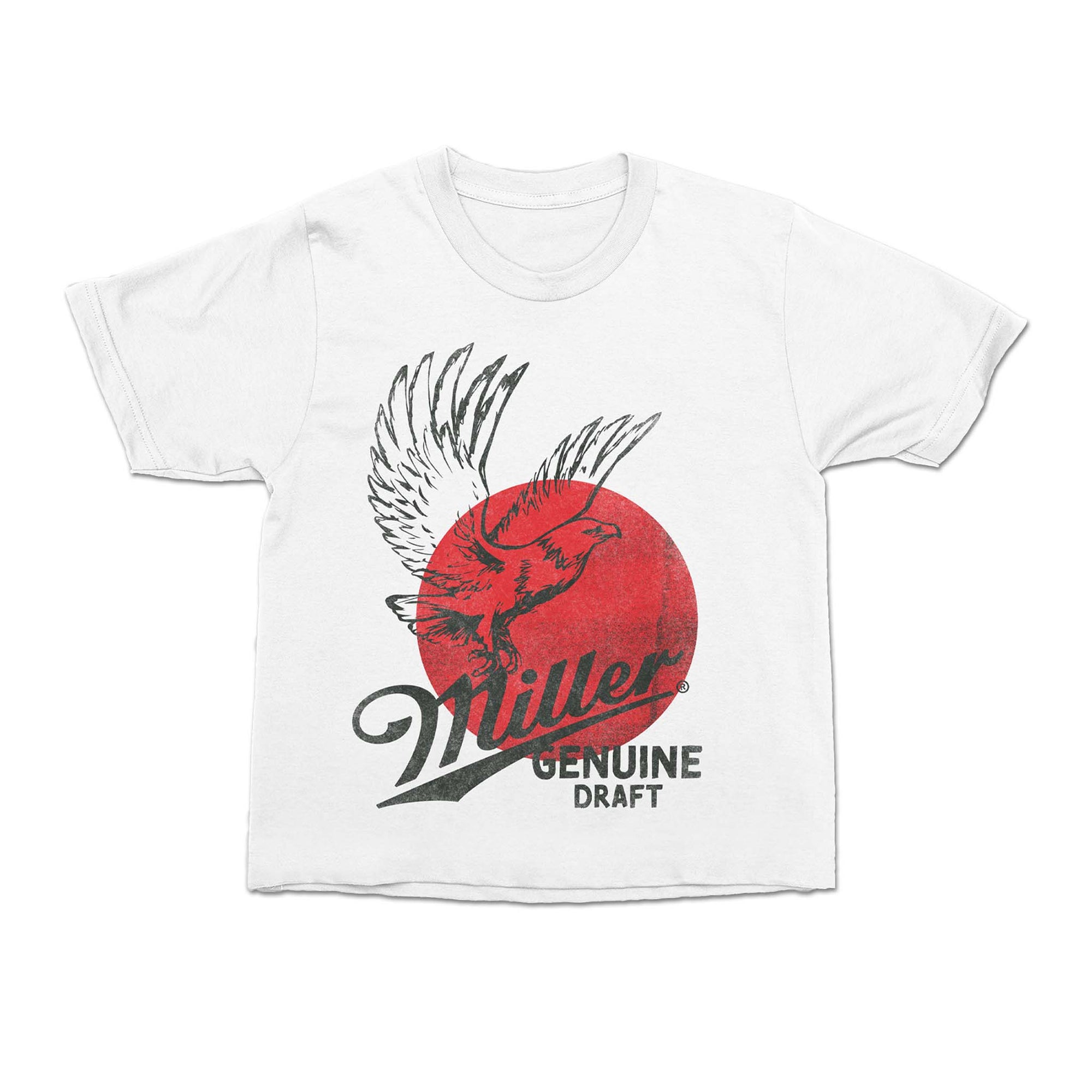 Miller Eagle Cropped Short Sleeve T-Shirt