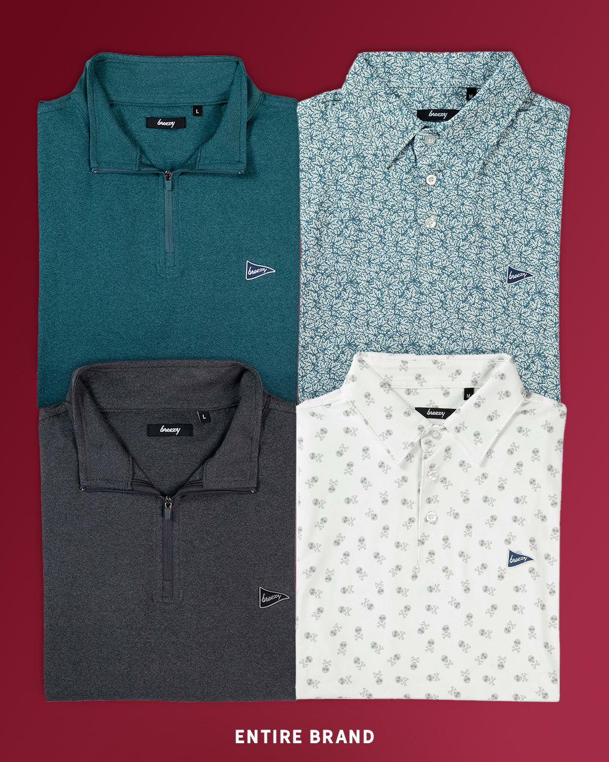 50% Off Breezy Men's Apparel