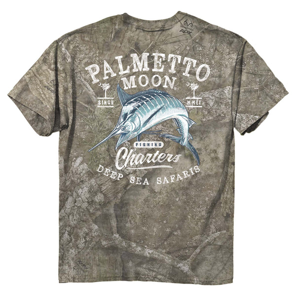 Charter Services Short Sleeve T-Shirt in Washed Camo