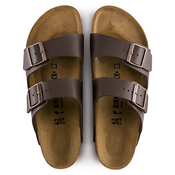 Men's Arizona Birko-Flor® Sandals in Dark Brown