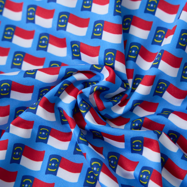 The Blue Ridge Bliss NC State Flag Performance Polo