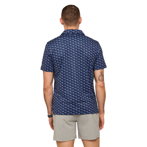 The Goodnight Palmetto Moon Performance Polo