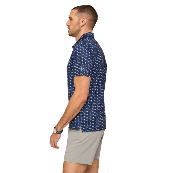 The Goodnight Palmetto Moon Performance Polo