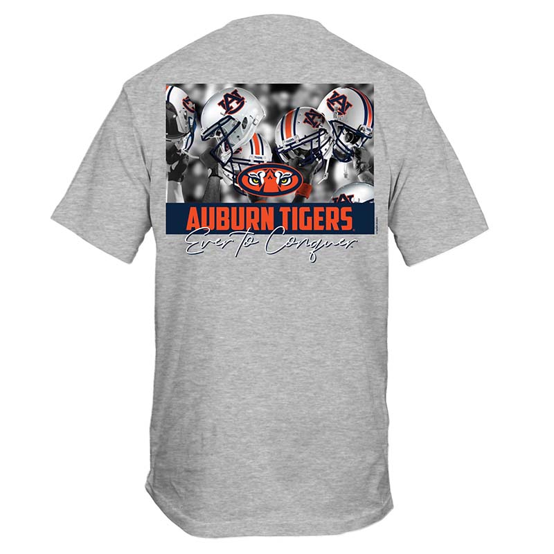 Auburn Raised Helmets Short Sleeve T-Shirt