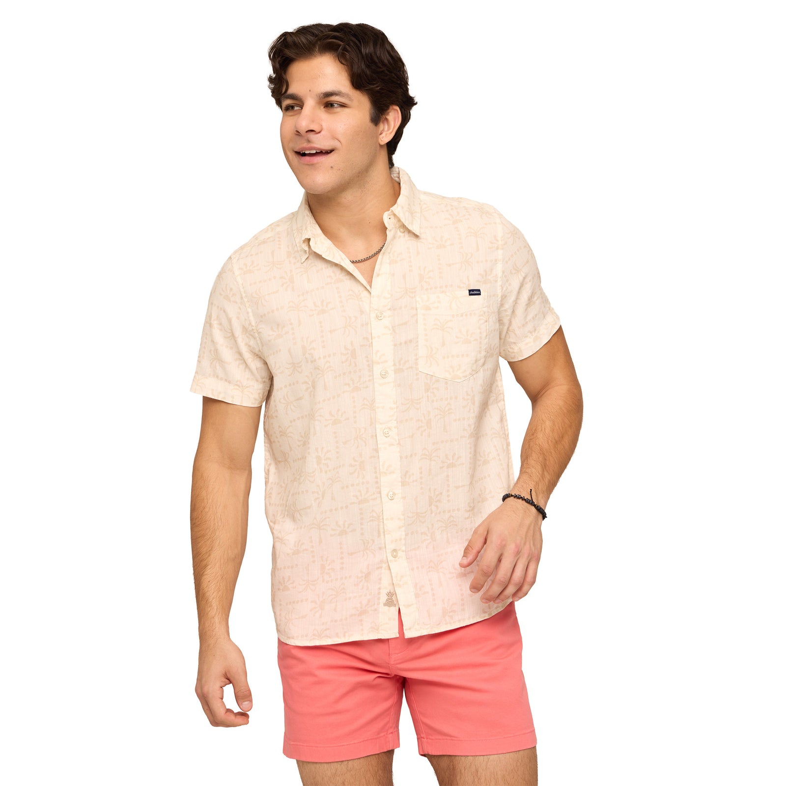 The Easygoer Resort Weave Short Sleeve Button Down Shirt
