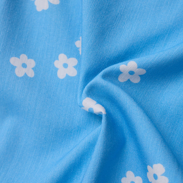 The Sun-Dried Blossom Resort Weave Short Sleeve Button Down Shirt