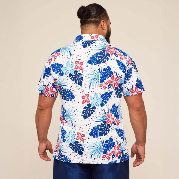 The Backyard Bouquet Ultra Fine Knit Range Polo