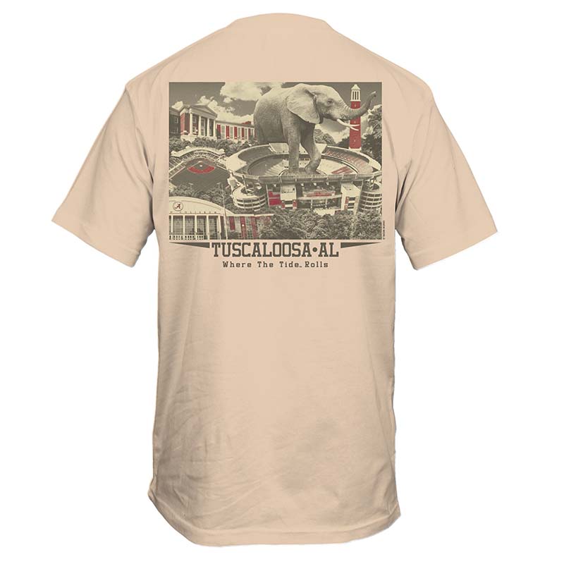Alabama Mascot Stadium Short Sleeve T-Shirt