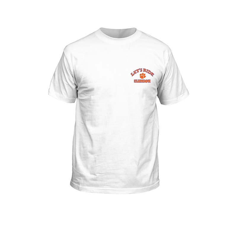 Youth Clemson Let&#39;s Ride Short Sleeve T-Shirt