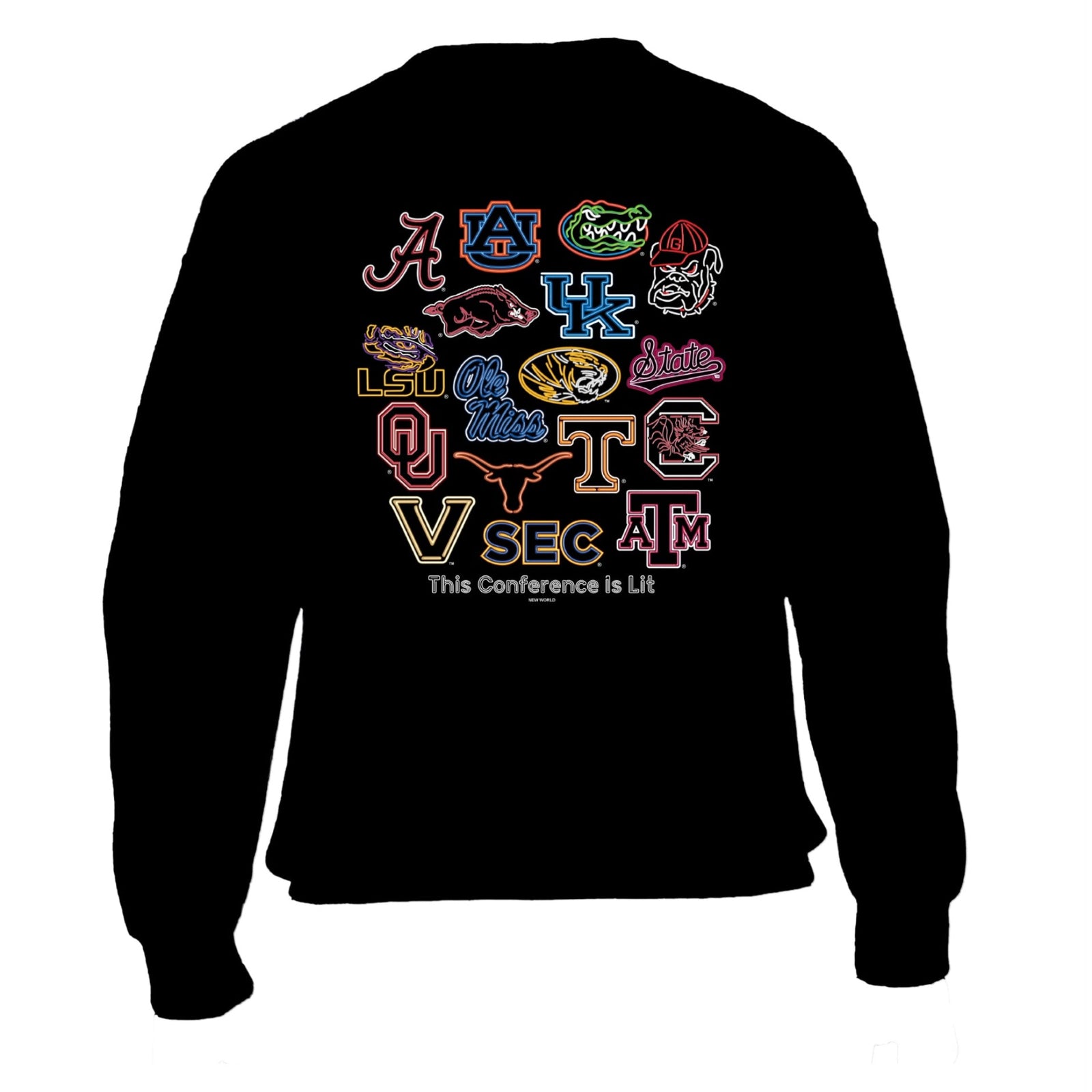 SEC Neon Signs Crewneck Sweatshirt