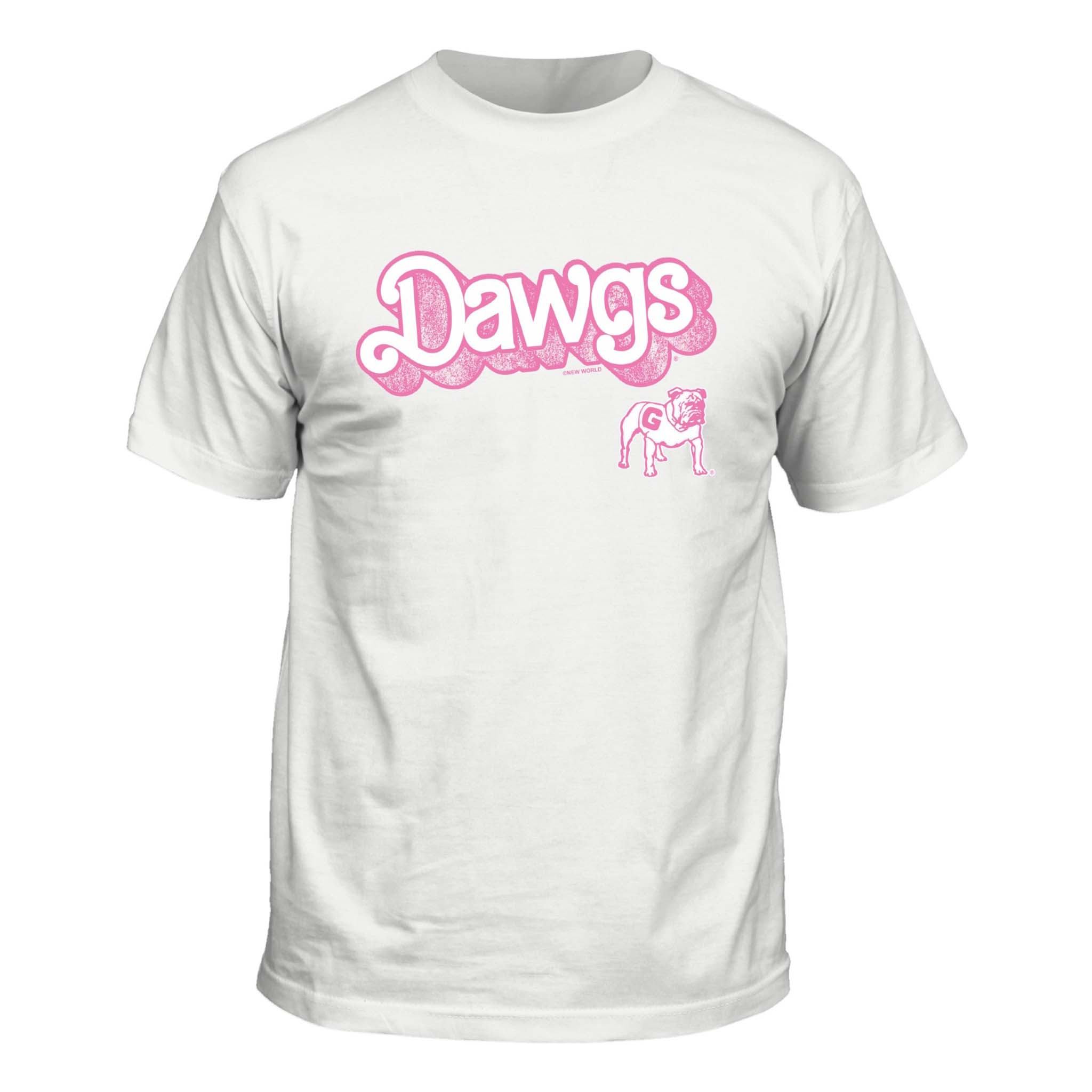Dawgs Vintage Pink Logo Short Sleeve T-Shirt | Palmetto Moon