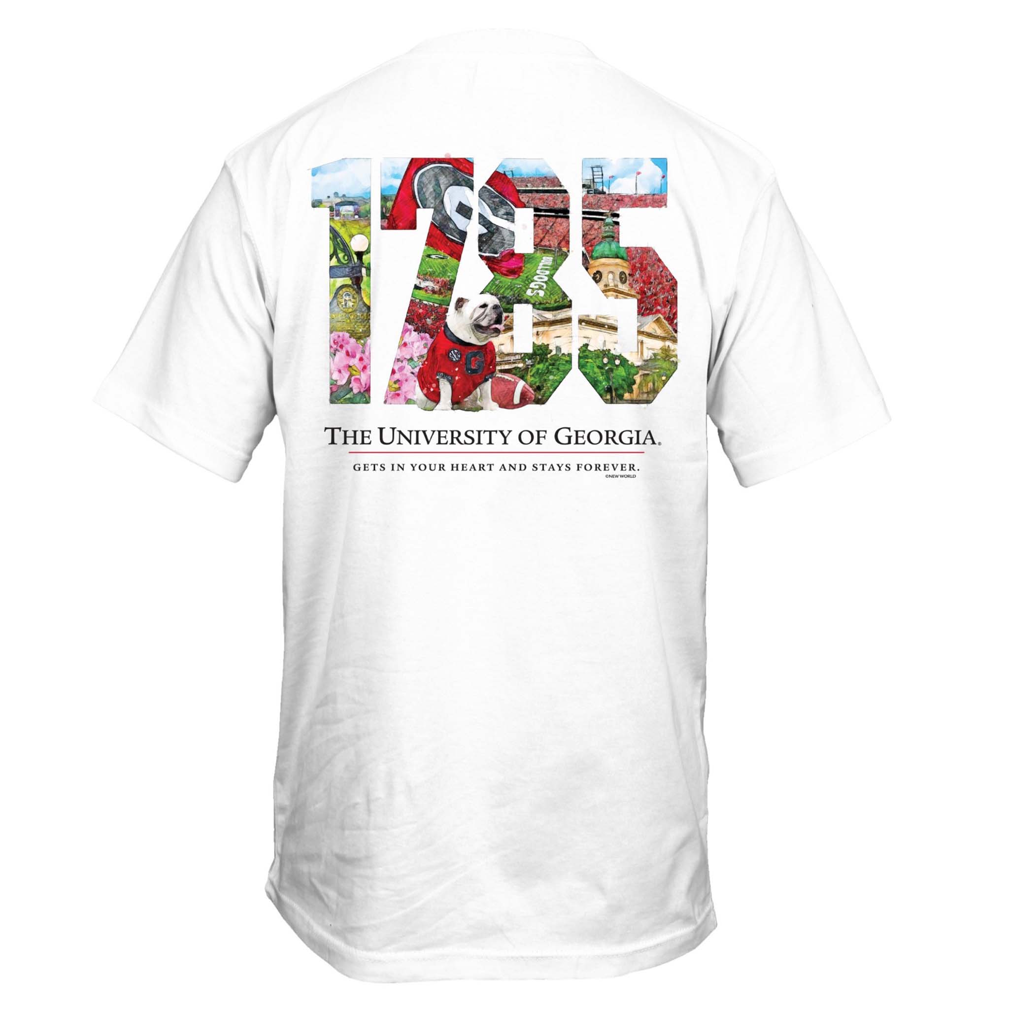 UGA Established 1785 Short Sleeve T-Shirt
