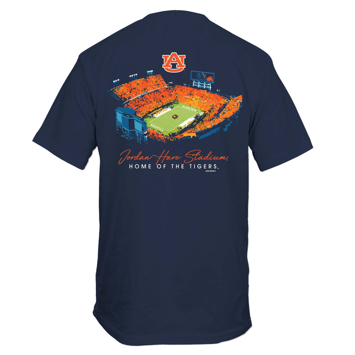 Auburn Glowing Stadium Short Sleeve T-Shirt