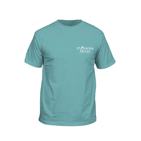 Palmetto Moon Youth Six 7 Short Sleeve T-Shirt in aqua