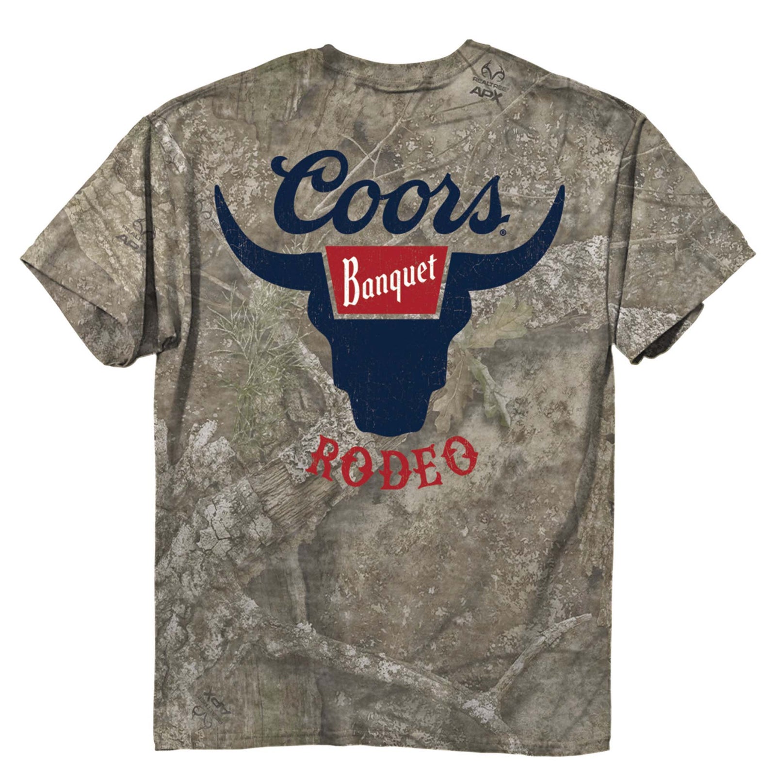 Coors Rodeo Short Sleeve T-Shirt in Washed Camo by Jeep
