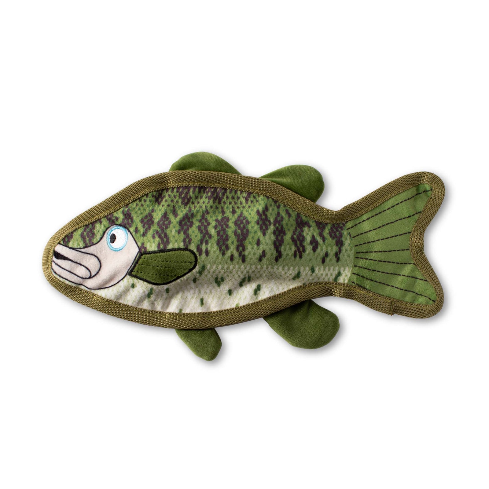 Bass fish dog toy from Fringe Studio.