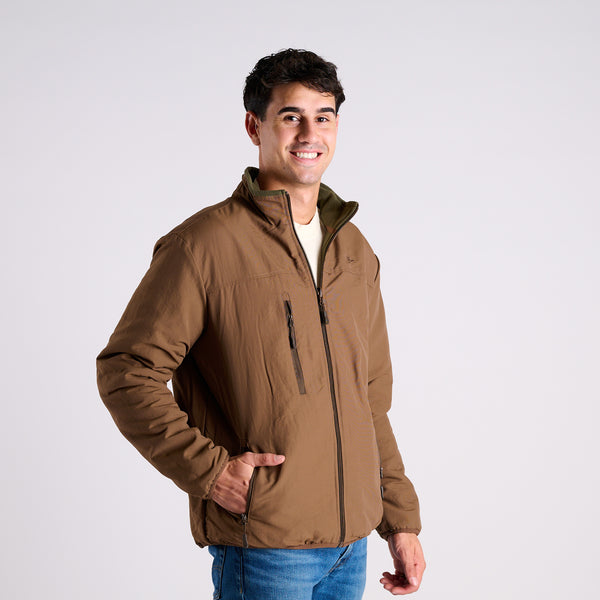 Flyway Reversible Jacket in Moss
