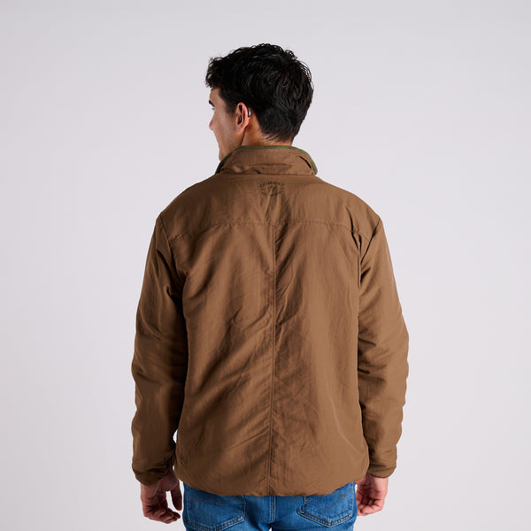 Flyway Reversible Jacket in Moss