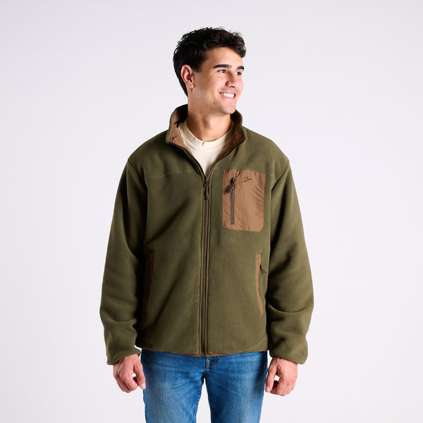 Flyway Reversible Jacket in Moss