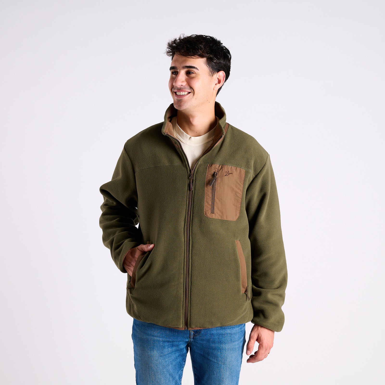 Flyway Reversible Jacket in Moss