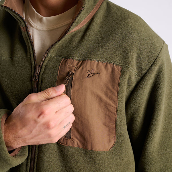 Flyway Reversible Jacket in Moss