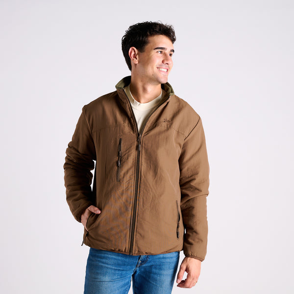 Flyway Reversible Jacket in Moss