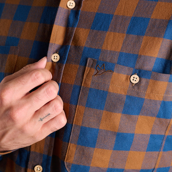Base Camp Flannel in Ember