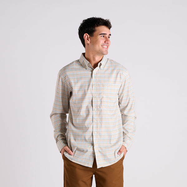 Hayfield Button Down Shirt in Hearth