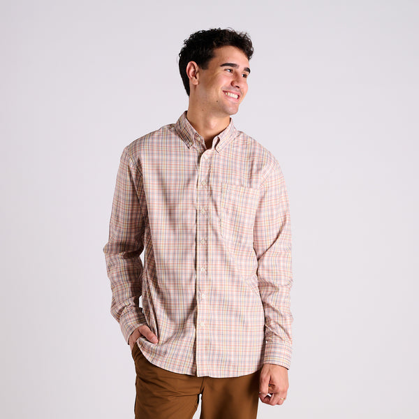 Hayfield Button Down Shirt in First Light