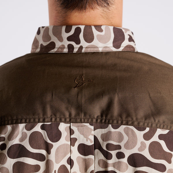 Prairie Button Down Shirt in Mosul Camo