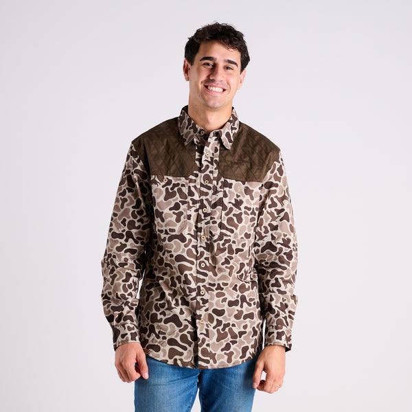 Prairie Button Down Shirt in Mosul Camo
