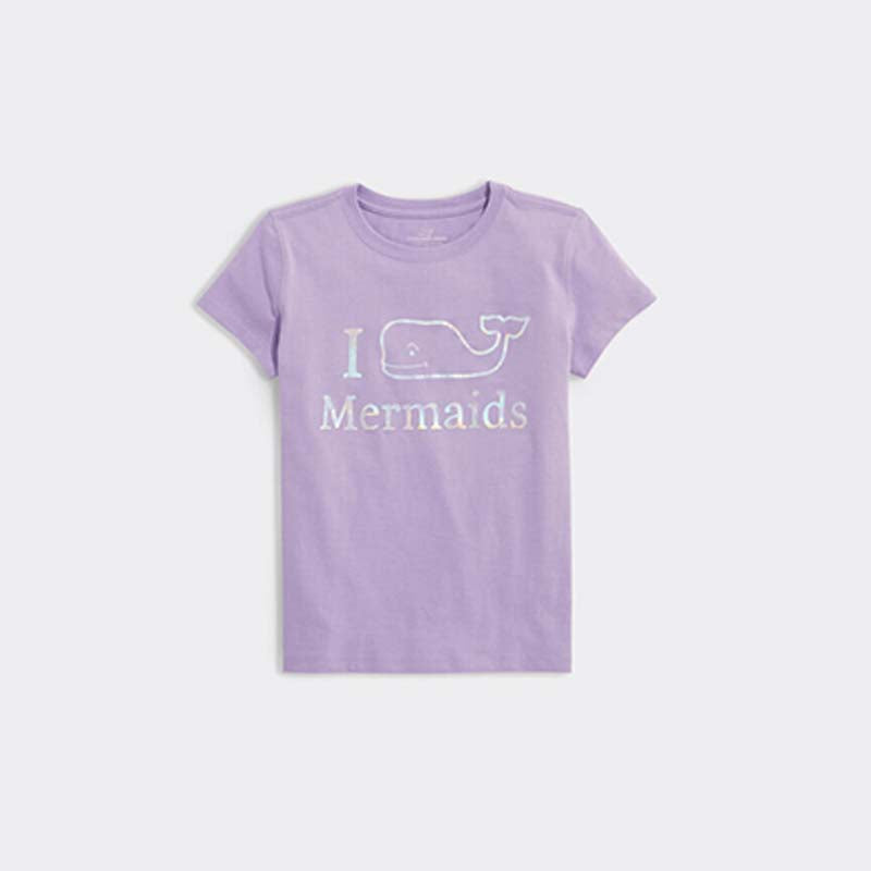 Youth I Whale Mermaids Short Sleeve T-Shirt