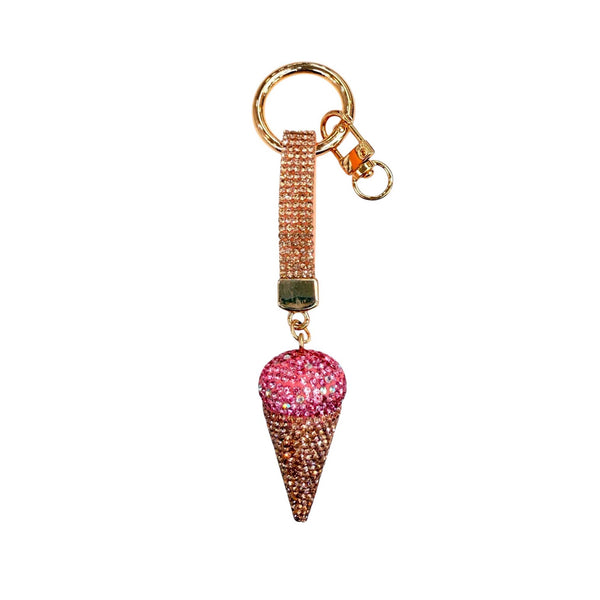 Ice Cream Cone Keychain
