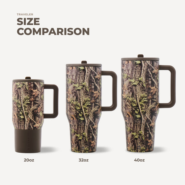 Traveler 32oz Tumbler in Woodland