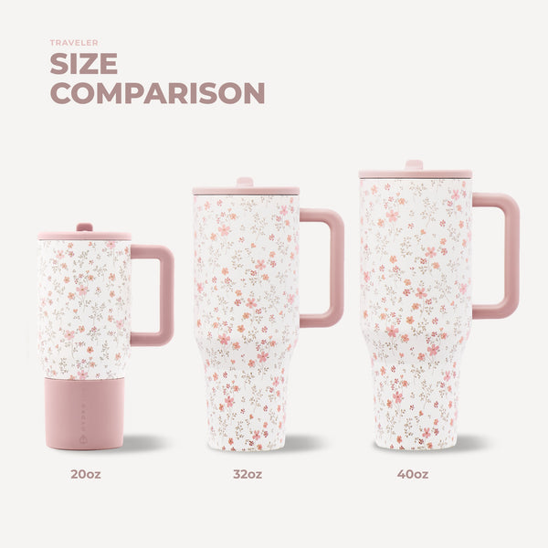 Traveler 32oz Tumbler in Magnolia