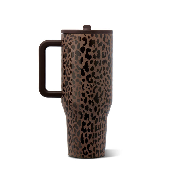 Traveler 32oz Tumbler in Leopard