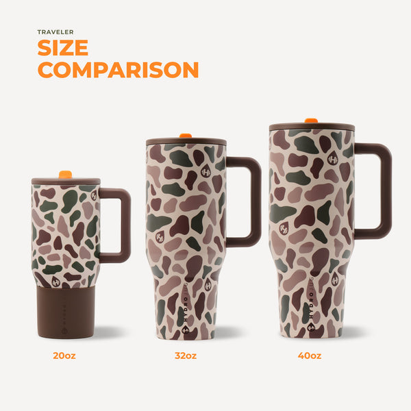 Traveler 20oz Tumbler in Duck Camo