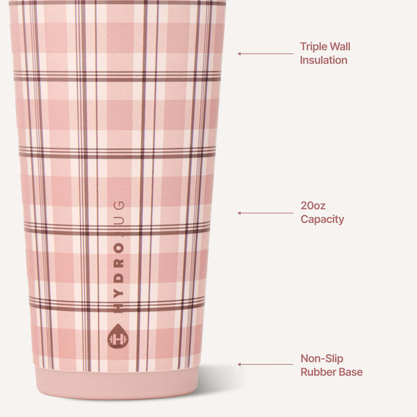 Everyday 20oz Tumbler in Pillow Talk Plaid