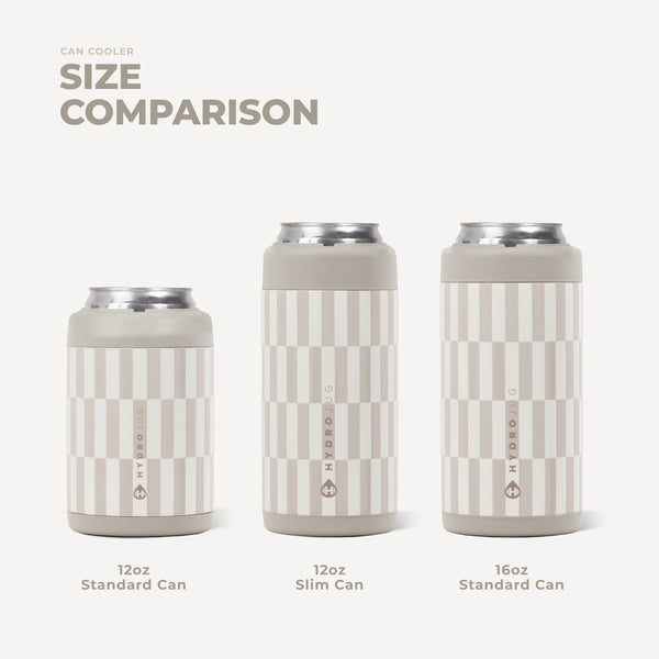 12oz Slim Can Cooler in Latte