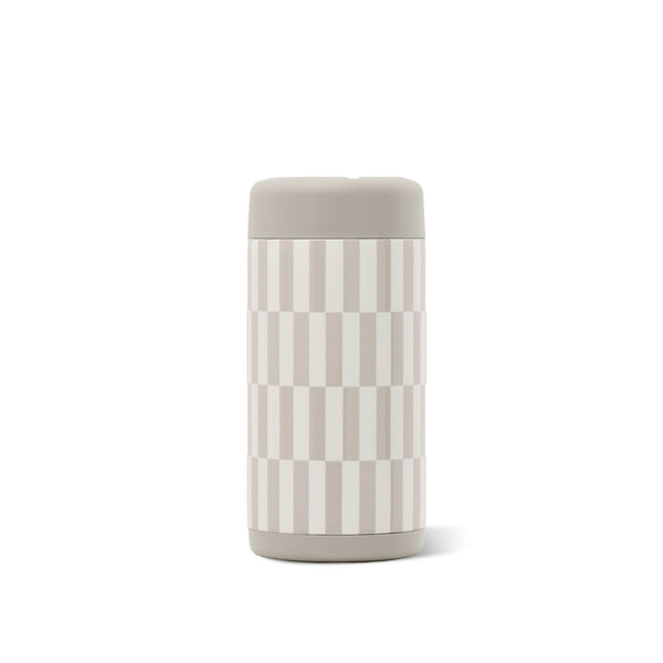 12oz Slim Can Cooler in Latte